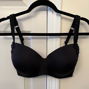 LeMystere Renaissance Bra - Black w/ Lace - 32F